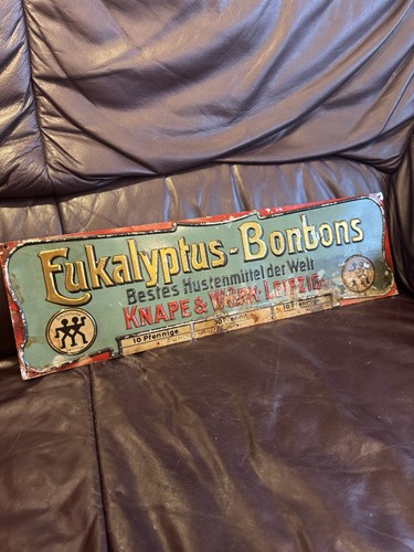 Altes blechschild - altes,
