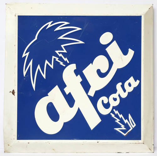 Altes werbeschild blechschild - werbeschild,