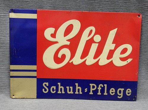 Altes blechschild elite - altes,