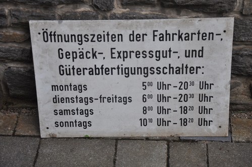 Altes blechschild - altes,