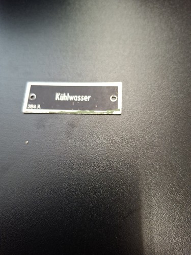 Altes kleines blechschild - kleines,