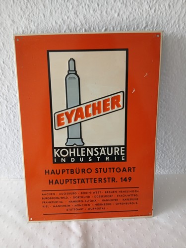Altes blechschild eyacher - blechschild,
