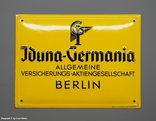 Altes blechschild - altes,