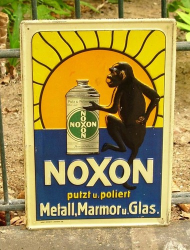 Altes blechschild noxon putz - altes,