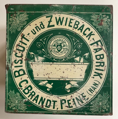 Alte blechdose brandt - |,