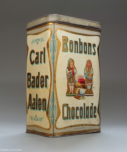 Alte blechdose bonbons - blechdose,