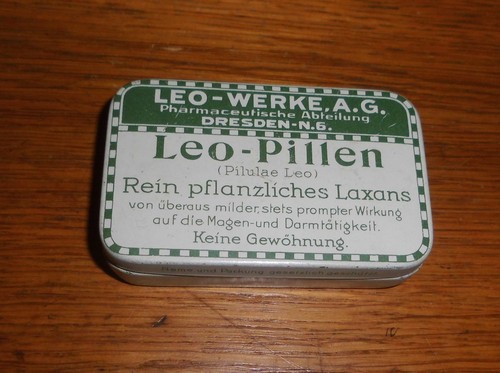 Blechdose leo pillen - leo,