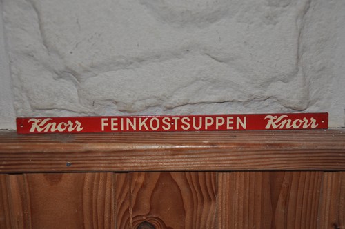 Altes blechschild 50er - blechschild,
