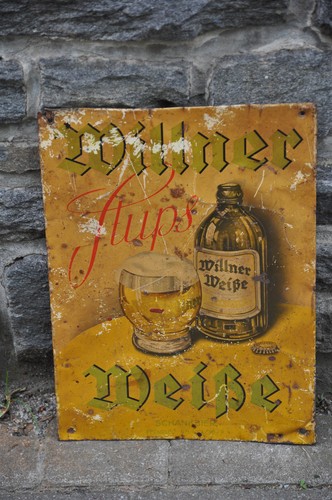 Altes blechschild 30er - altes,
