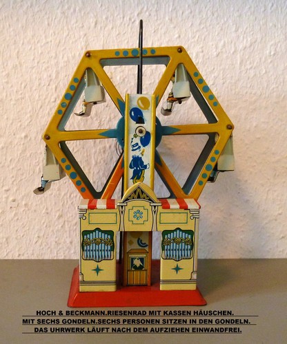 Riesenrad mit kassenhäuschen - mit,