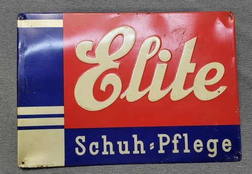 Altes blechschild elite - altes,