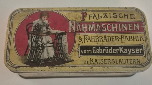 Alte blechdose pfälzische - blechdose,