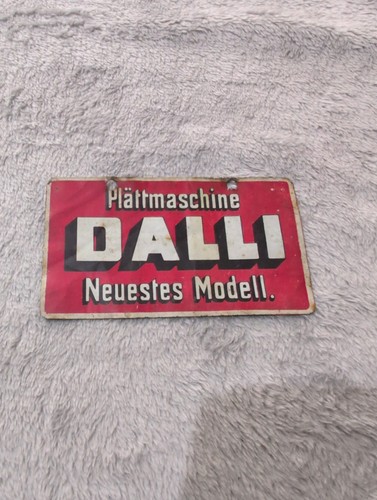 Altes blechschild dalli - altes,