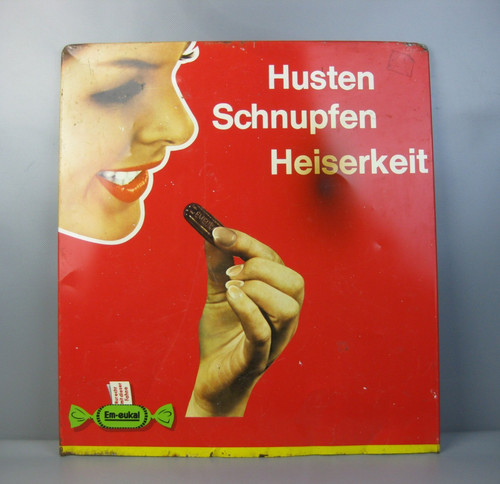 Altes blechschild werbeschild - altes,