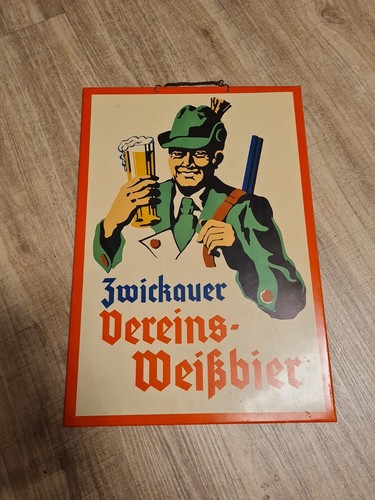 Werbeschild bier zwickau - werbeschild,