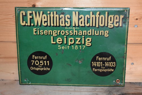 Altes blechschild 30er - altes, 20/30er