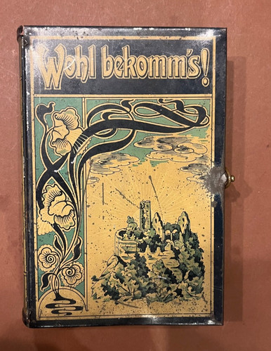 Alt blechdose wohl bekomm - alt,