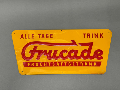 Altes blechschild frucade - altes,