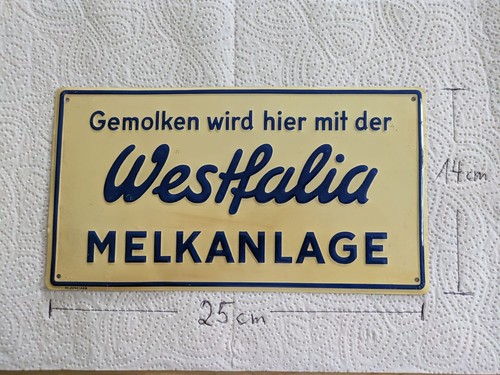 Topp altes blechschild - topp!,