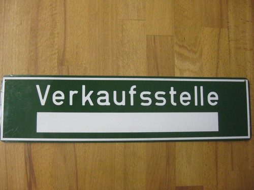 Altes schild verkaufsstelle - schild,