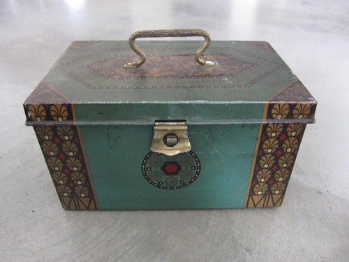 Alte blechdose jugendstil - blechdose,,