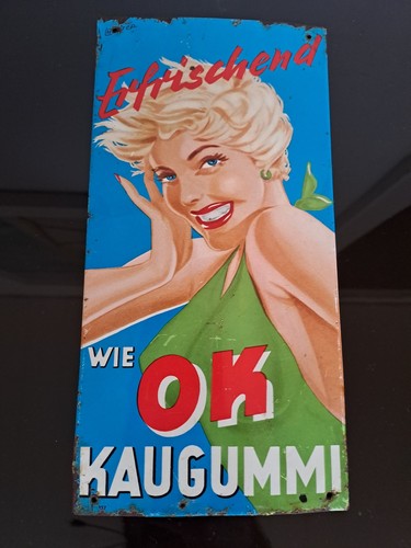 Altes original blechschild - original, ok