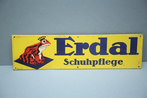 Altes werbeschild blechschild - werbeschild,