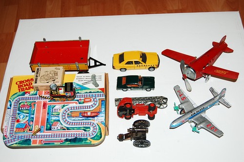 Altes blechspielzeug flugzeuge - blechspielzeug,