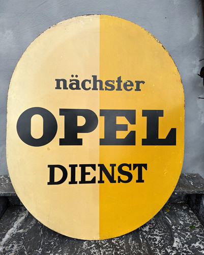 Opel blechschild 1940 - blechschild, ca.1940