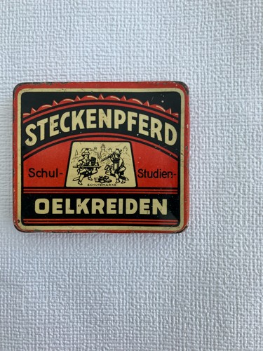 Alte blechdose steckenpferd - blechdose,