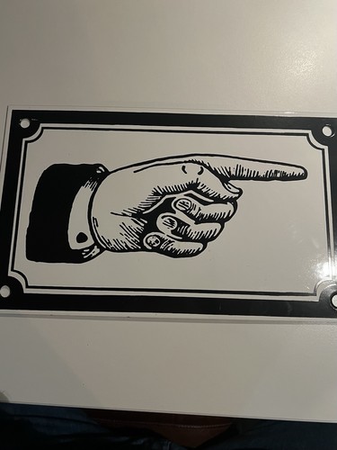 Altes emaile emaille schild - emaile,