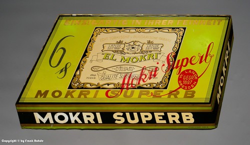 Altes blechschild mokri - -,