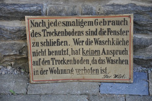 Altes blechschild 30er - altes,