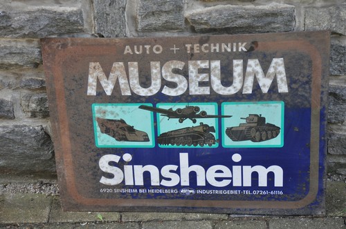 Altes blechschild auto technik - altes,