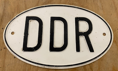 Altes blechschild ddr - ddr, auto